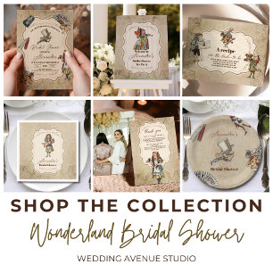 Alice in Wonderland  Vrijgezellenfeest Etiket