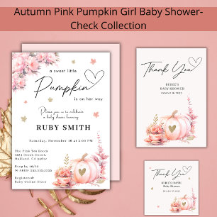 Blush Pink Pumpkin Bloemen Goud Hart Ronde Sticker