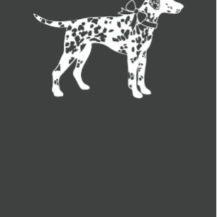 Dalmatische hond Baby shower roze meisje Kaart