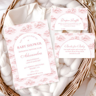 Chique Franse Toile Baby Shower Servet