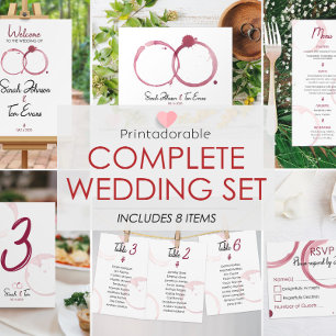 Mooie uitnodiging tot weduwschap met gordijnen