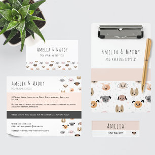 Dog Walking Business - Jonge Ondernemer Flyer