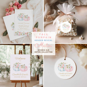Het is Twins Herfst Girl and Boy Baby shower Kaart