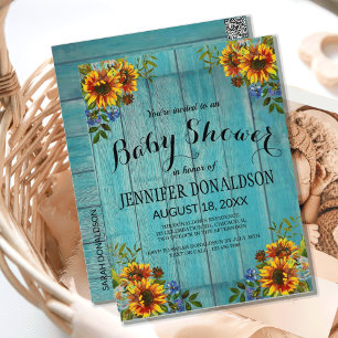 Uitnodiging tot het indienen van Baby shower met r