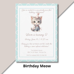 Schattig Meow-nificent Cadeaupapier