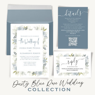 Wedding Dusty Blue Elegant Floral Ceremony Roos