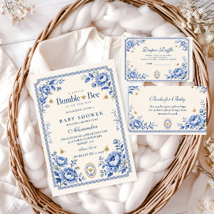 Grandmillennial Hommeltje Baby Shower Servet
