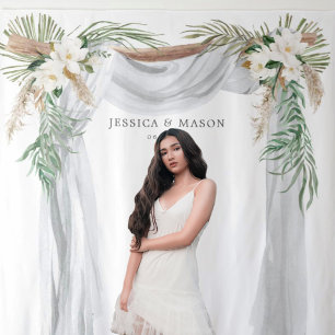 Bohemian krans bruiloft uitnodiging