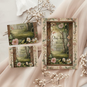 Boho Woodland Forest Baby shower Servet