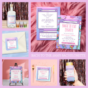 Bach naar de 2000's Y2K Bachelorette gepersonalise Servet