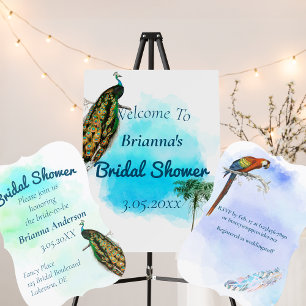  Peacock Vrijgezellenfeest Kaart