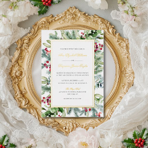 Ava Winter Katholieke Weddenschap met RSVP Kaart