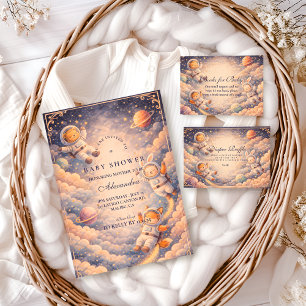 Hemelse Ruimtevaarder Neutrale Baby Shower Servet