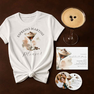 Schattige en grappig Espresso Martini T-shirt