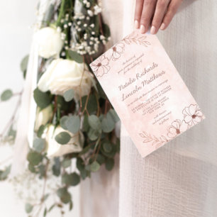 Blush Pink & Roos Gold Couple's Wedding Shower