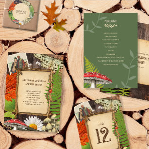 Charmante rustieke bos Natuur geïnspireerd dank u Ronde Sticker