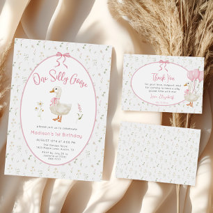 Gekke Goose Girl Verjaardagskaarten en Geschenken  Poster