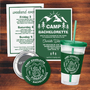 Bruidsmeisjes Badge Aangepaste Camp Bachelorette Ronde Button 5,7 Cm