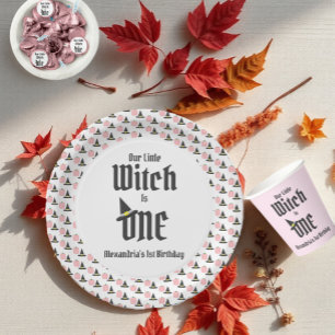 Witch 1st Birthday Papieren Bordje