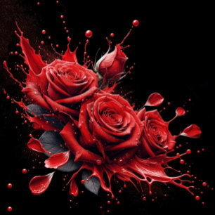 Rozen in bloei - Elegante verjaardag Servet