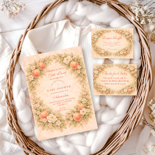Zoete Perzikboomgaard Baby Shower Servet