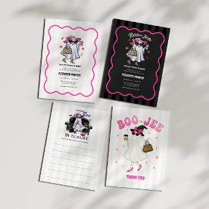 Laten we de Boo in Boujee Halloween Bachelorette z Advieskaart