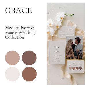 Elegant Bohemen Ivory Minimalist Vrijgezellenfeest Kaart