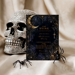 Luxe Glam Halloween Papieren Bordje