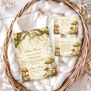Enchanted Woodland Mushroom Baby shower Servet