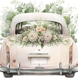 Botanisch met Anemone Flowers Couples Shower Kaart