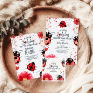 Boho Little Ladybug-Baby shower Servet