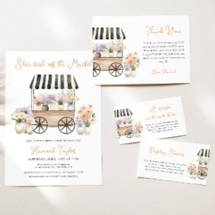 Fresh Off de markt Vrijgezellenfeest Dank u kaart