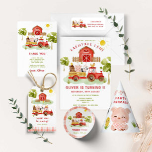 Roodvee 2e verjaardag kaart