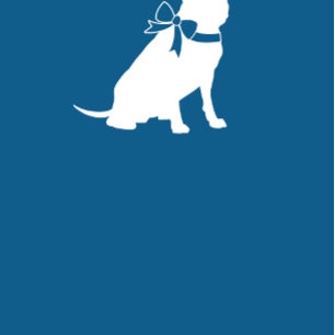 Pit Bull Dog Baby shower Blue Boy Pitbull Kaart