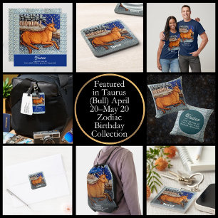 Stier de stier sterrenbeeld Verjaardagsfeest