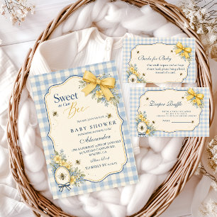 Preppy Sweet Bee Luiers Raffe Informatiekaartje