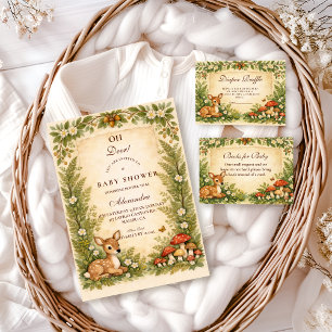 Oh Deer Woodland Baby Shower Servet