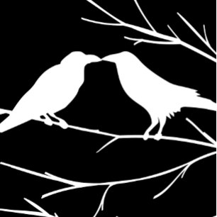 Ravens op Black Sky Gothic bruiloft uitnodigingen