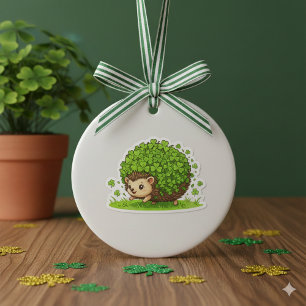 Grappige Egel Feestverstoorder St. Patrick's Dag Keramisch Ornament