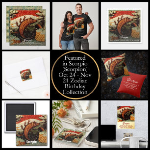 Schorpioen sterrenbeeld Verjaardag Sleutelhanger