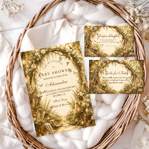 Whimsical Woodland Boho Baby Shower Servet