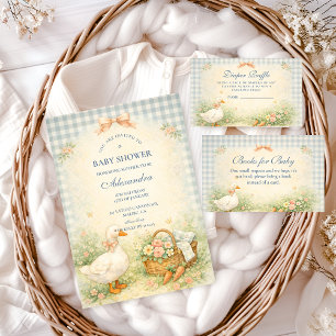 Pastel Silly Goose Farm Babyfeestje Servet