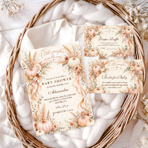 Romantische Boho Kleine Pompoen Baby Shower Servet