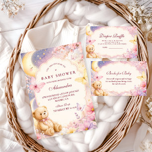 Hemelse Beer Maan Sterren Baby Shower Servet