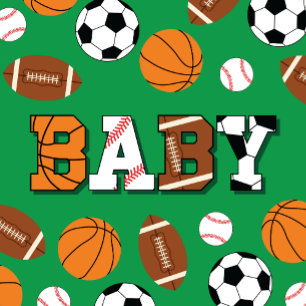 Sport Baby shower Coed Thema Kaart