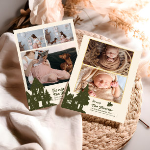 Hoe meer de zwangerschap van de Merrier Feestdagenkaart