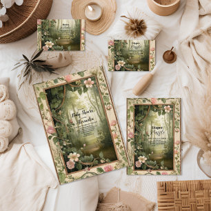 Magic Floral Forest Boeken voor Baby Informatiekaartje