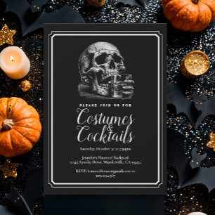 Gothic Schedel Whiskey Vintage Halloween Feest  Mok