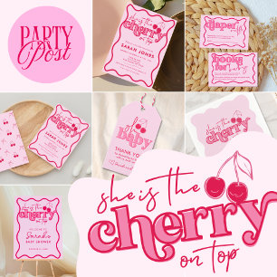 Cherry Book Request Enclosure Kaart voor Baby show