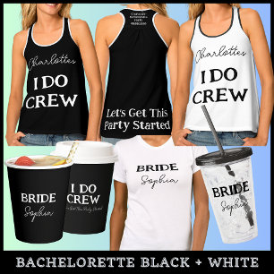 Ik Doe Crew Bachelorette Party Bruid Naam Acryl Drinkbeker